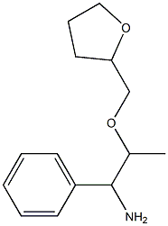 2-(oxolan-2-ylmethoxy)-1-phenylpropan-1-amine Struktur