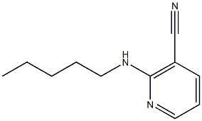 2-(pentylamino)nicotinonitrile Structure