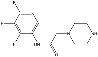 2-(piperazin-1-yl)-N-(2,3,4-trifluorophenyl)acetamide