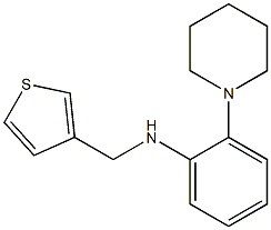 2-(piperidin-1-yl)-N-(thiophen-3-ylmethyl)aniline