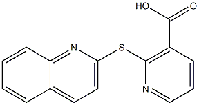 2-(quinolin-2-ylthio)nicotinic acid