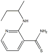 2-(sec-butylamino)pyridine-3-carbothioamide Structure