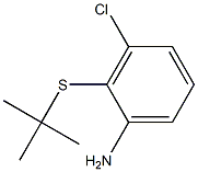 2-(tert-butylsulfanyl)-3-chloroaniline Struktur
