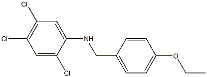 2,4,5-trichloro-N-[(4-ethoxyphenyl)methyl]aniline