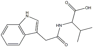 2-[(1H-indol-3-ylacetyl)amino]-3-methylbutanoic acid