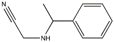 2-[(1-phenylethyl)amino]acetonitrile Structure