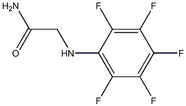 2-[(2,3,4,5,6-pentafluorophenyl)amino]acetamide Struktur