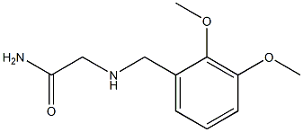 2-[(2,3-dimethoxybenzyl)amino]acetamide Structure