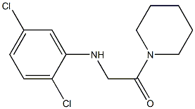 2-[(2,5-dichlorophenyl)amino]-1-(piperidin-1-yl)ethan-1-one Structure