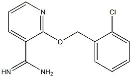 2-[(2-chlorobenzyl)oxy]pyridine-3-carboximidamide Structure