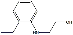 2-[(2-ethylphenyl)amino]ethan-1-ol Structure