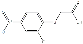 2-[(2-fluoro-4-nitrophenyl)sulfanyl]acetic acid Struktur