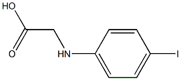 2-[(4-iodophenyl)amino]acetic acid Structure