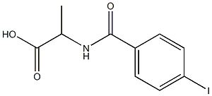2-[(4-iodophenyl)formamido]propanoic acid