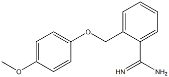 2-[(4-methoxyphenoxy)methyl]benzenecarboximidamide