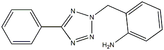 2-[(5-phenyl-2H-1,2,3,4-tetrazol-2-yl)methyl]aniline Structure