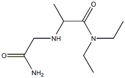 2-[(carbamoylmethyl)amino]-N,N-diethylpropanamide