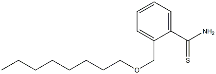 2-[(octyloxy)methyl]benzene-1-carbothioamide Structure