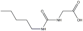 2-[(pentylcarbamoyl)amino]acetic acid