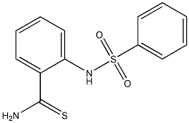 2-[(phenylsulfonyl)amino]benzenecarbothioamide