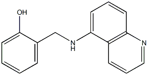 2-[(quinolin-5-ylamino)methyl]phenol Structure