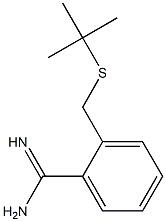 2-[(tert-butylsulfanyl)methyl]benzene-1-carboximidamide Structure