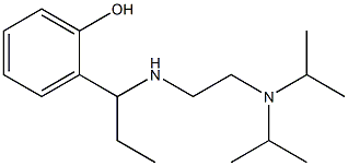  2-[1-({2-[bis(propan-2-yl)amino]ethyl}amino)propyl]phenol