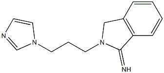  2-[3-(1H-imidazol-1-yl)propyl]-2,3-dihydro-1H-isoindol-1-imine