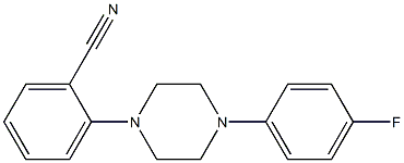  2-[4-(4-fluorophenyl)piperazin-1-yl]benzonitrile