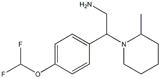 2-[4-(difluoromethoxy)phenyl]-2-(2-methylpiperidin-1-yl)ethanamine