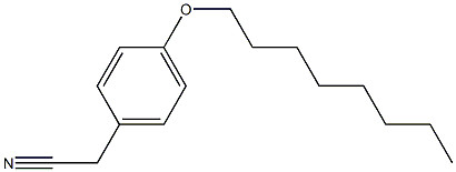 2-[4-(octyloxy)phenyl]acetonitrile Structure