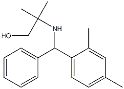 2-{[(2,4-dimethylphenyl)(phenyl)methyl]amino}-2-methylpropan-1-ol