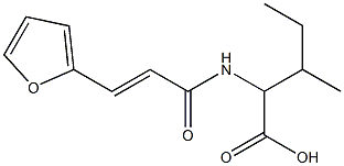 2-{[(2E)-3-(2-furyl)prop-2-enoyl]amino}-3-methylpentanoic acid