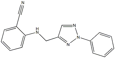 2-{[(2-phenyl-2H-1,2,3-triazol-4-yl)methyl]amino}benzonitrile Structure