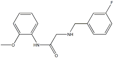 2-{[(3-fluorophenyl)methyl]amino}-N-(2-methoxyphenyl)acetamide