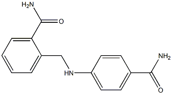 2-{[(4-carbamoylphenyl)amino]methyl}benzamide Structure