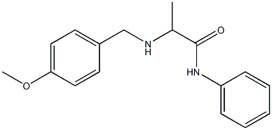 2-{[(4-methoxyphenyl)methyl]amino}-N-phenylpropanamide