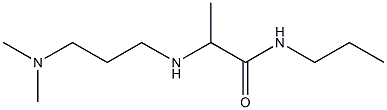 2-{[3-(dimethylamino)propyl]amino}-N-propylpropanamide Structure