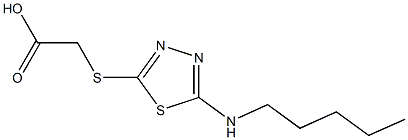 2-{[5-(pentylamino)-1,3,4-thiadiazol-2-yl]sulfanyl}acetic acid