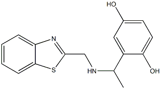 2-{1-[(1,3-benzothiazol-2-ylmethyl)amino]ethyl}benzene-1,4-diol