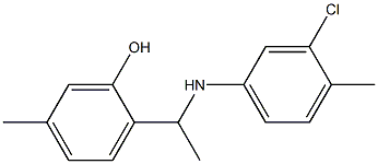 2-{1-[(3-chloro-4-methylphenyl)amino]ethyl}-5-methylphenol