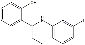 2-{1-[(3-iodophenyl)amino]propyl}phenol Struktur