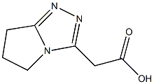 2-{5H,6H,7H-pyrrolo[2,1-c][1,2,4]triazol-3-yl}acetic acid Structure