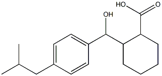  2-{hydroxy[4-(2-methylpropyl)phenyl]methyl}cyclohexane-1-carboxylic acid