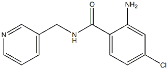 2-amino-4-chloro-N-(pyridin-3-ylmethyl)benzamide Structure
