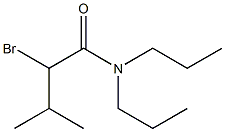 2-bromo-3-methyl-N,N-dipropylbutanamide Structure