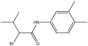 2-bromo-N-(3,4-dimethylphenyl)-3-methylbutanamide Structure