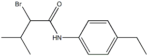 2-bromo-N-(4-ethylphenyl)-3-methylbutanamide Structure