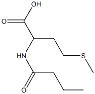 2-butanamido-4-(methylsulfanyl)butanoic acid Structure