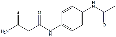 2-carbamothioyl-N-(4-acetamidophenyl)acetamide